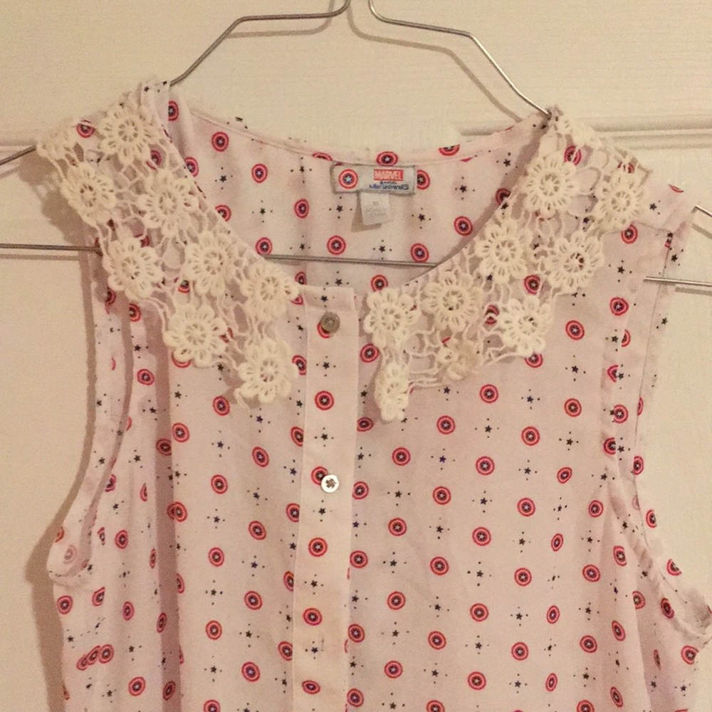 Captain America blouse her universe